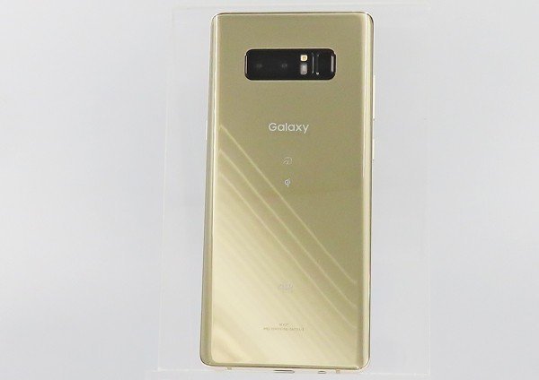 ◇【au/SAMSUNG】Galaxy Note8 64GB SCV37 スマートフォン メイプル