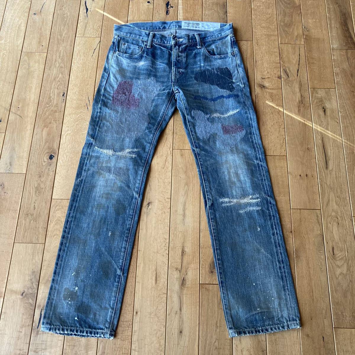 ネイバーフッド GRITTY SAVAGE サルベージ ジーンズ 美中古 M 