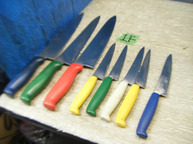 包丁 藤次郎 牛刀　筋引　ペティ ナイフ TOJIRO color-series モリブデンバナジウム鋼　８本