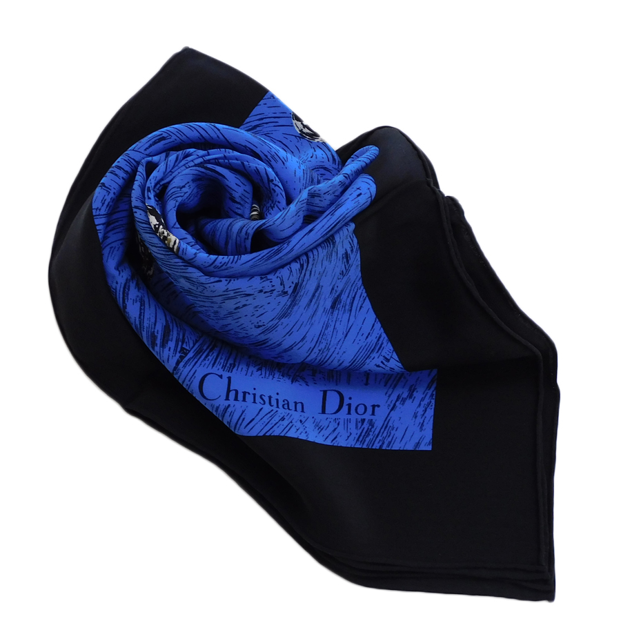1円 ■ 極美品 クリスチャンディオール スカーフ3点まとめ シルク お洒落 Christian Dior ■E.Bll.An-23