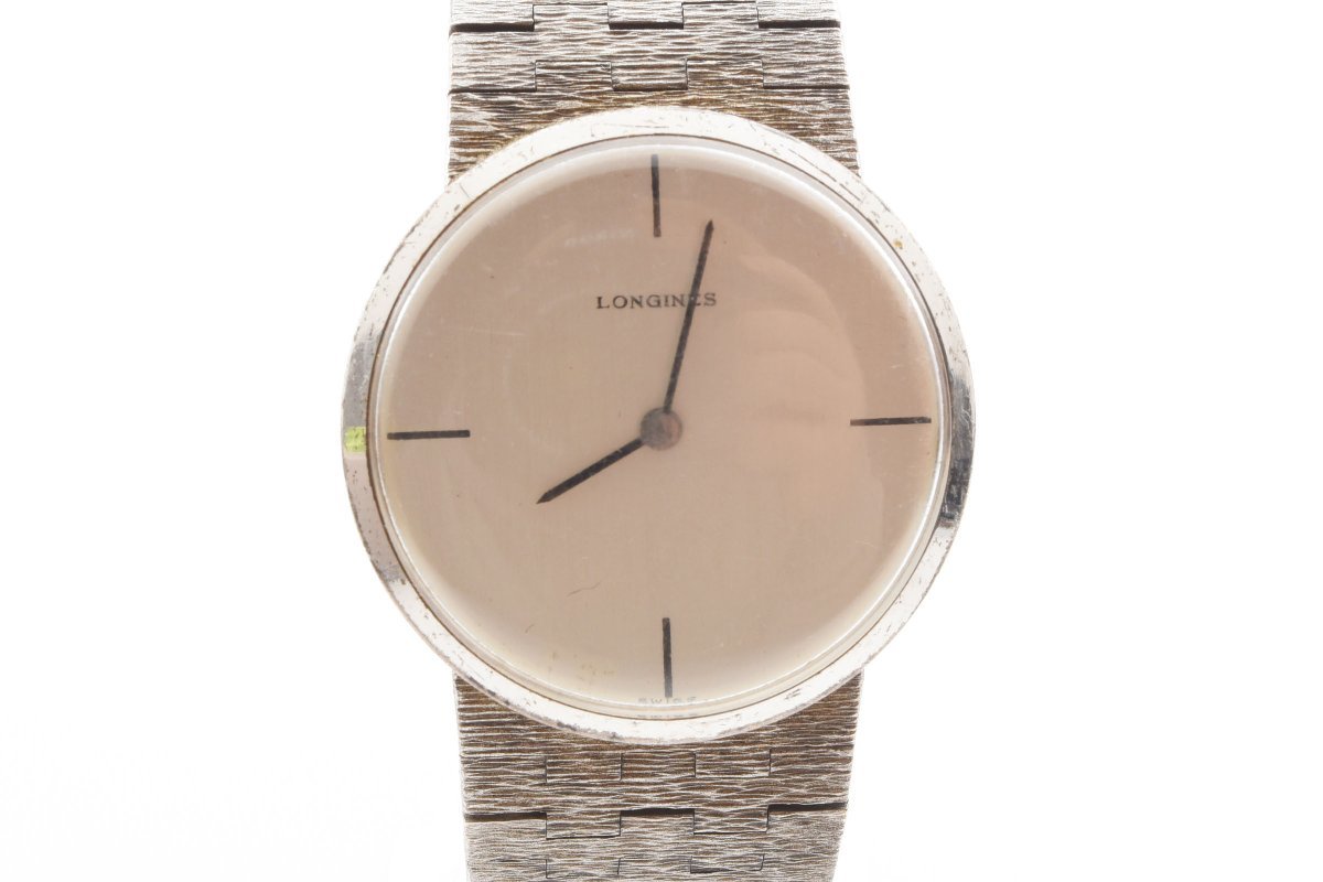 ロンジン ラウンド 手巻き メンズ 腕時計 LONGINESS