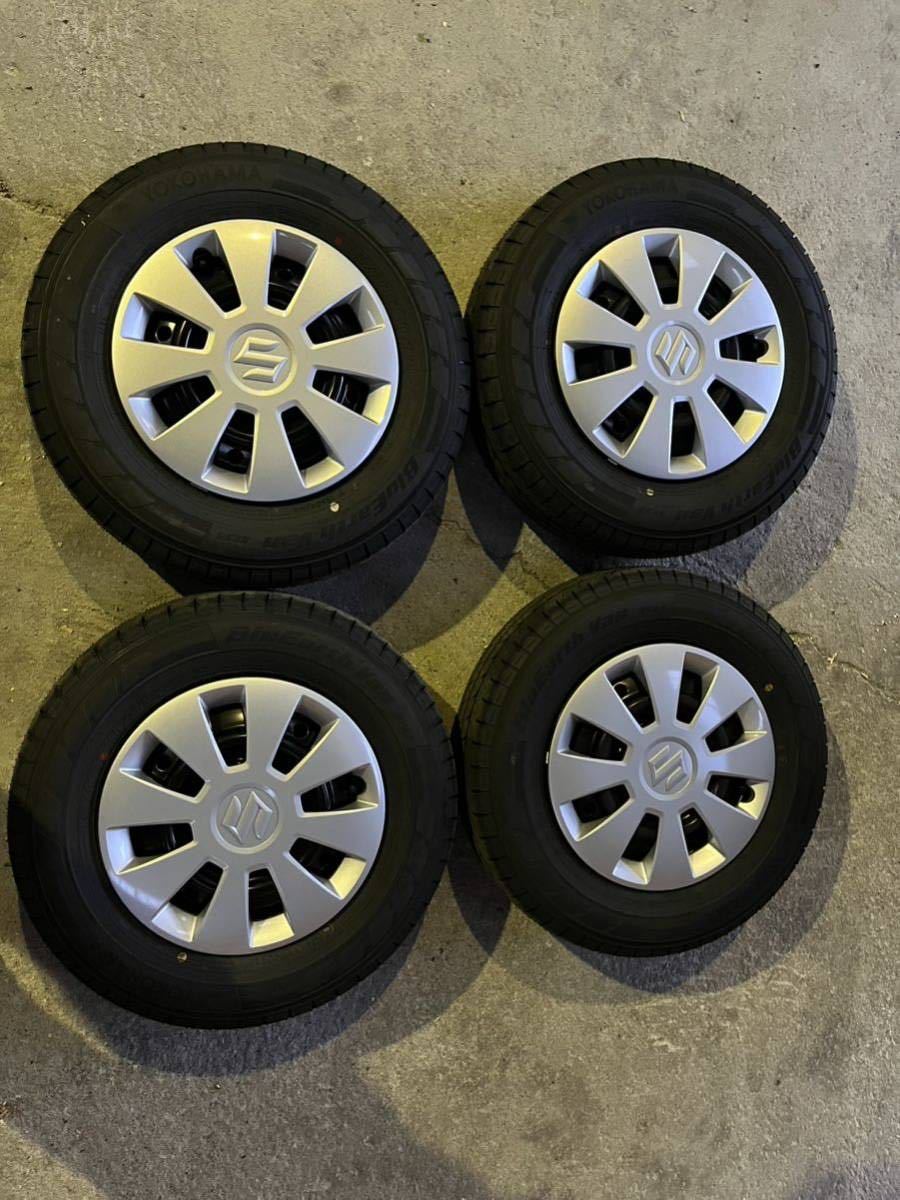 スズキ エブリイ 新車外し ラジアルタイヤ、スチールホイール 