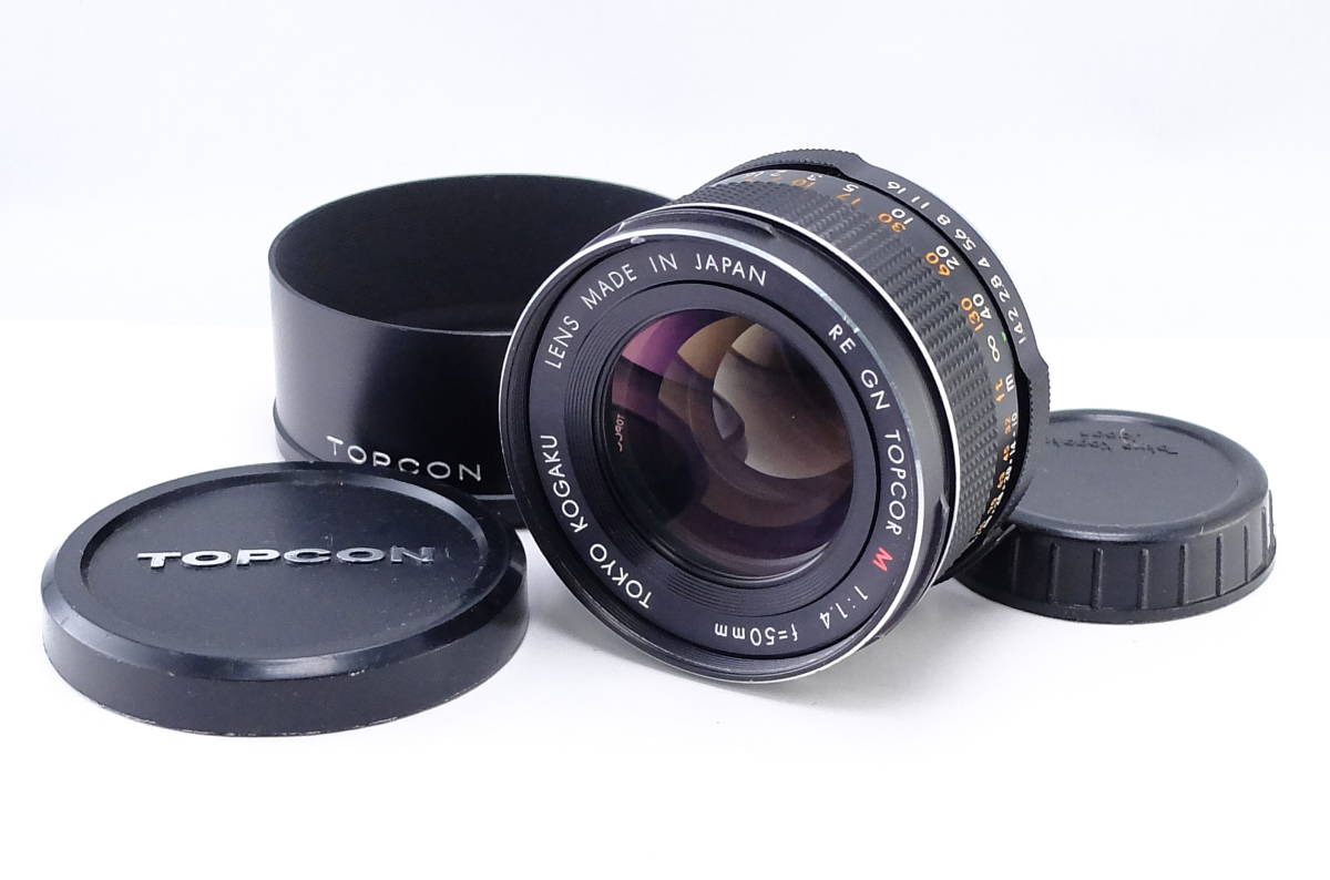 き*と UD05L】☆売り切り☆TOPCON トプコン RE GN TOPCOR M 50mm F1.4