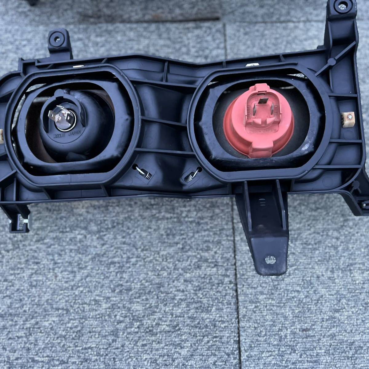 希少 ランクル80 角目前期 輸出用ヘッドライト ブラック角目4灯 中古品FZJ80G HDJ81V HZJ81V TOYOTA 左右セットランクル _4