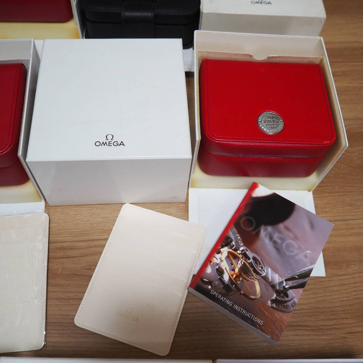 OMEGA オメガ 純正時計ボックス 外箱 内箱セット ◇オメガ◇時計ボックス◇純正箱◇6点セット◇赤箱5