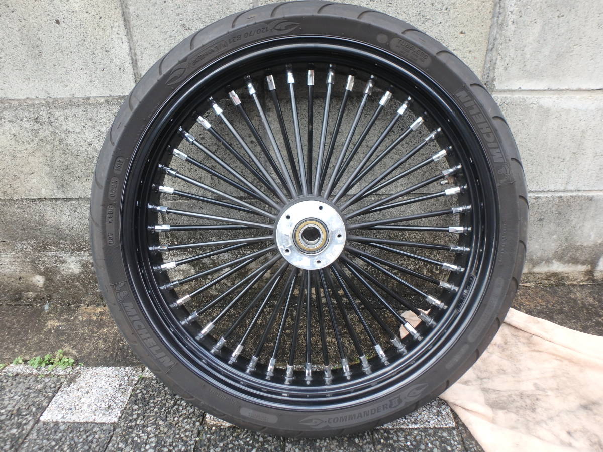 ハーレダビットソン　FLSソフテイルスィム　２１インチフロントホイール　フロントフェンダーセット　