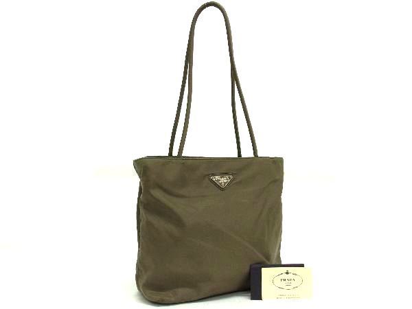 1円 □美品□ PRADA プラダ テスートナイロン ハンドバッグ トート