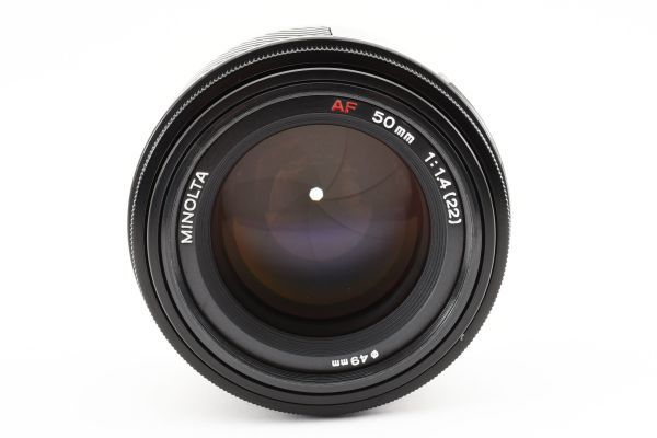 Rank:AB] 完動美品 Minolta AF 50mm F1.4 (22) Standard Lens 単焦点