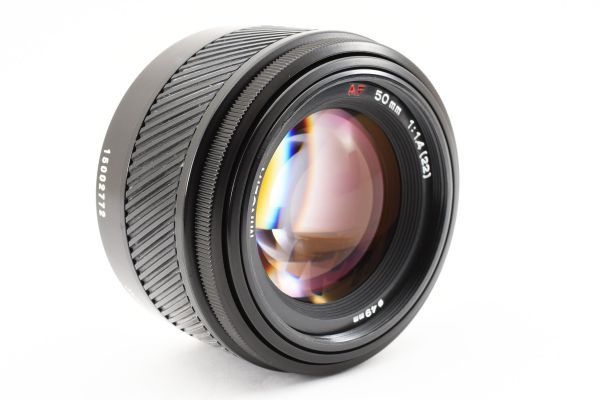 Rank:AB] 完動美品 Minolta AF 50mm F1.4 (22) Standard Lens 単焦点