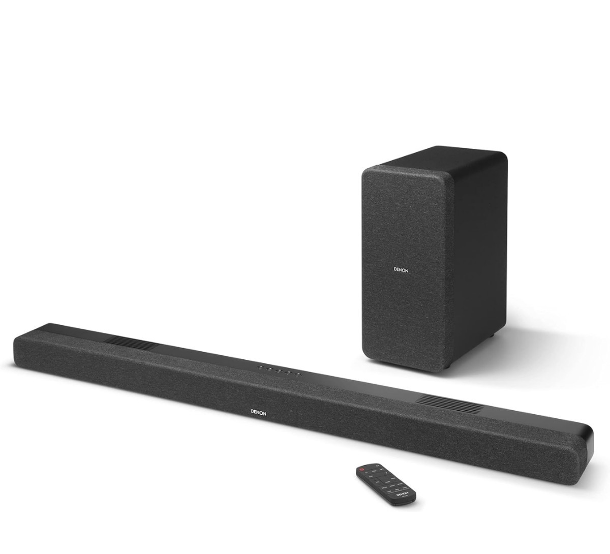 DENON サウンドバー DHT-S517K ブラック Dolby Atmos イネーブルドスピーカー内蔵 ワイヤレスサブウーハー付き 3.1.2ch保証5年間付き