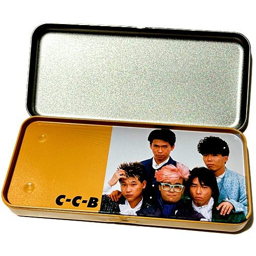 当時モノ 80年代 】C-C-B 缶ペンケース カンペン 笠浩二 渡辺英樹 関口