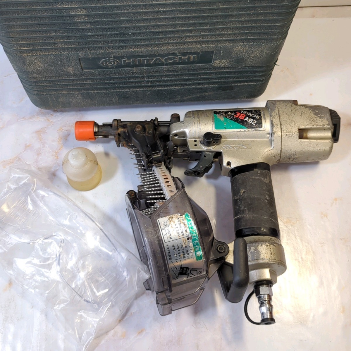 日立 38mm ベビー釘打機 NV38AB2 釘打ち機 エアー釘打ち機 エア釘打ち 