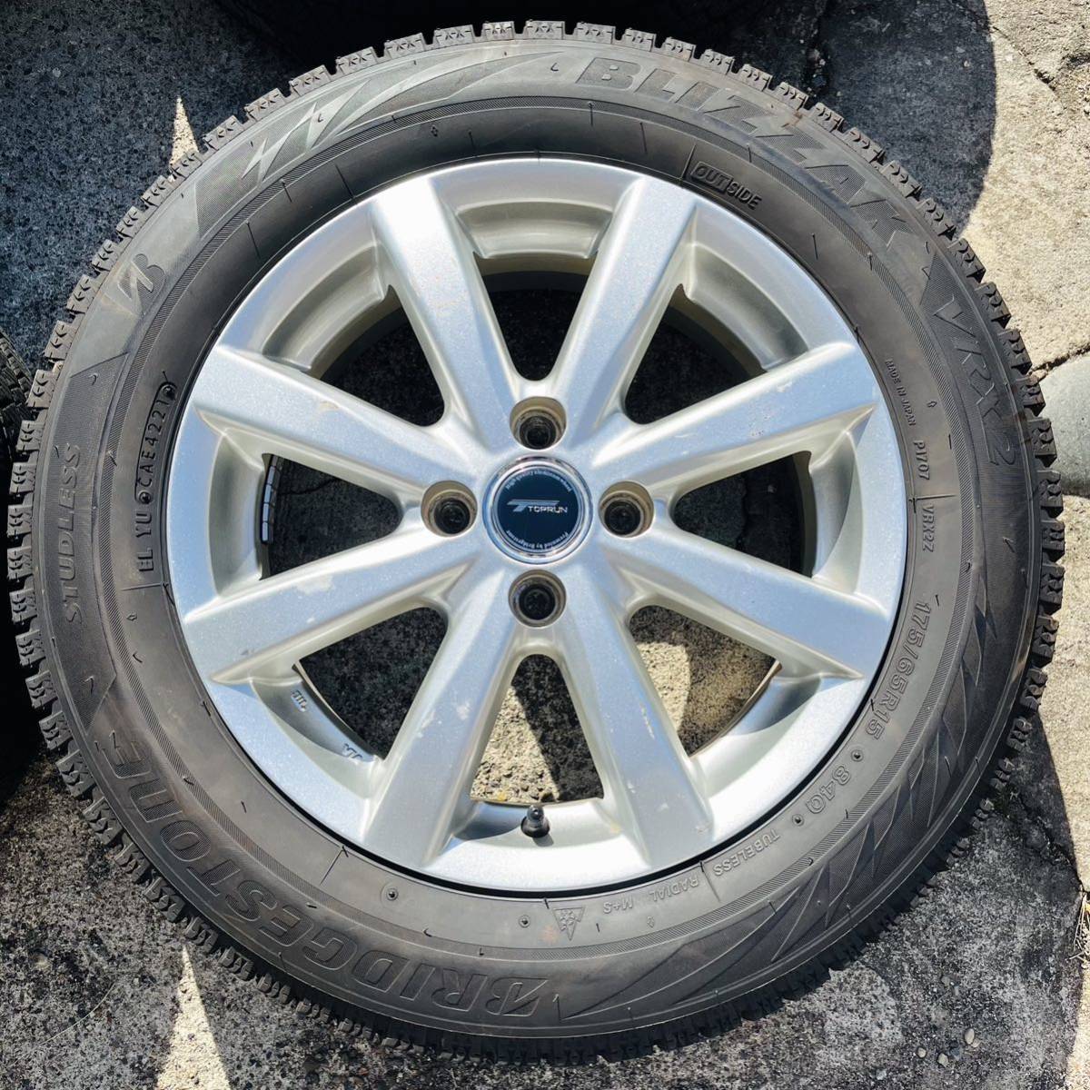 175/65R15 スタッドレスタイヤ アルミホイールセット 15インチ 5.5J 