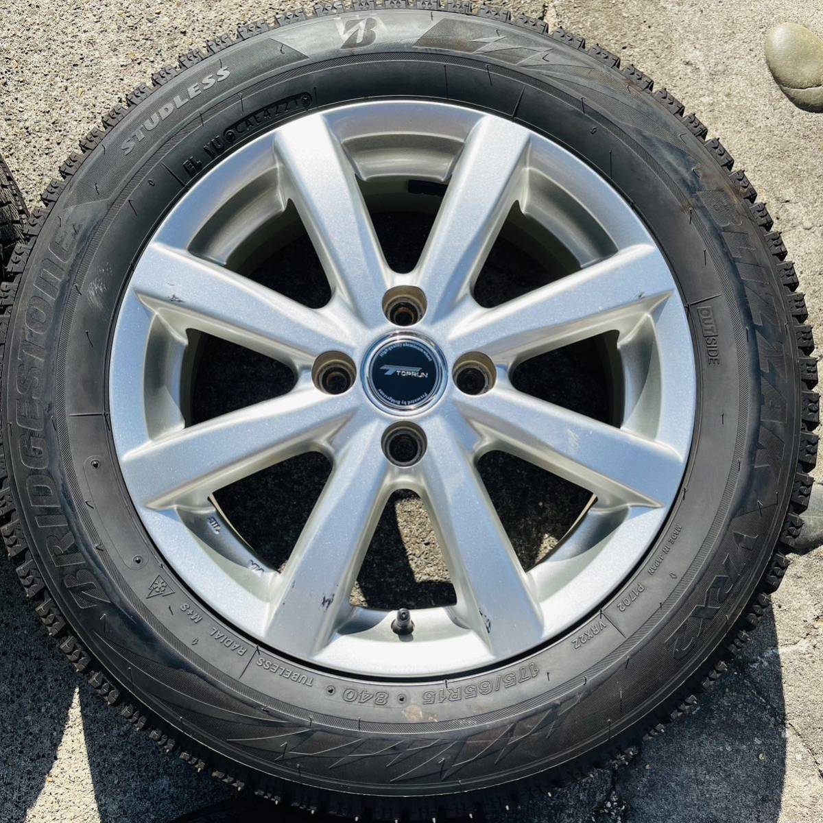 175/65R15 スタッドレスタイヤ アルミホイールセット 15インチ 5.5J 
