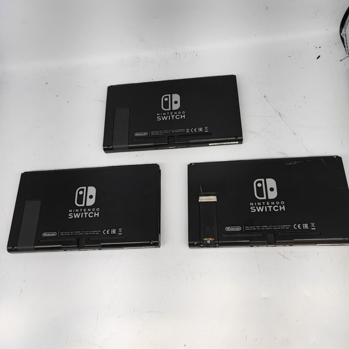 Switch Nintendo 本体 未対策機3台セット ネオングリーン 本体のみ