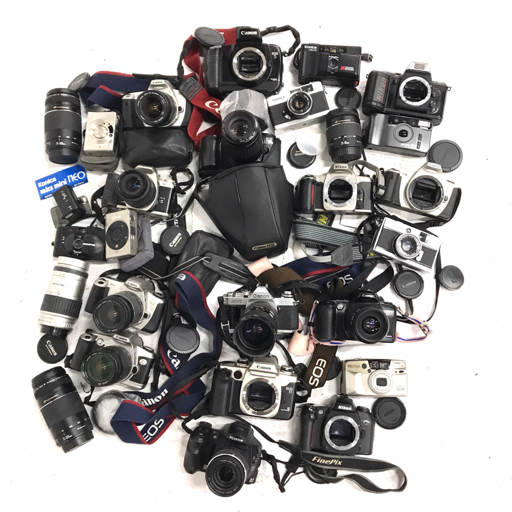 1円 Nikon U2 PENTAX ESPIO 140M FUJIFILM FinePix S6000 fd 含む デジタル フィルム カメラ まとめセット