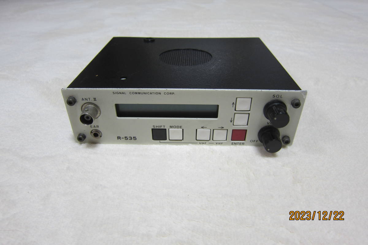 定番，人気セール SIGNAL COMMUNICATION R-535 エアバンド受信機