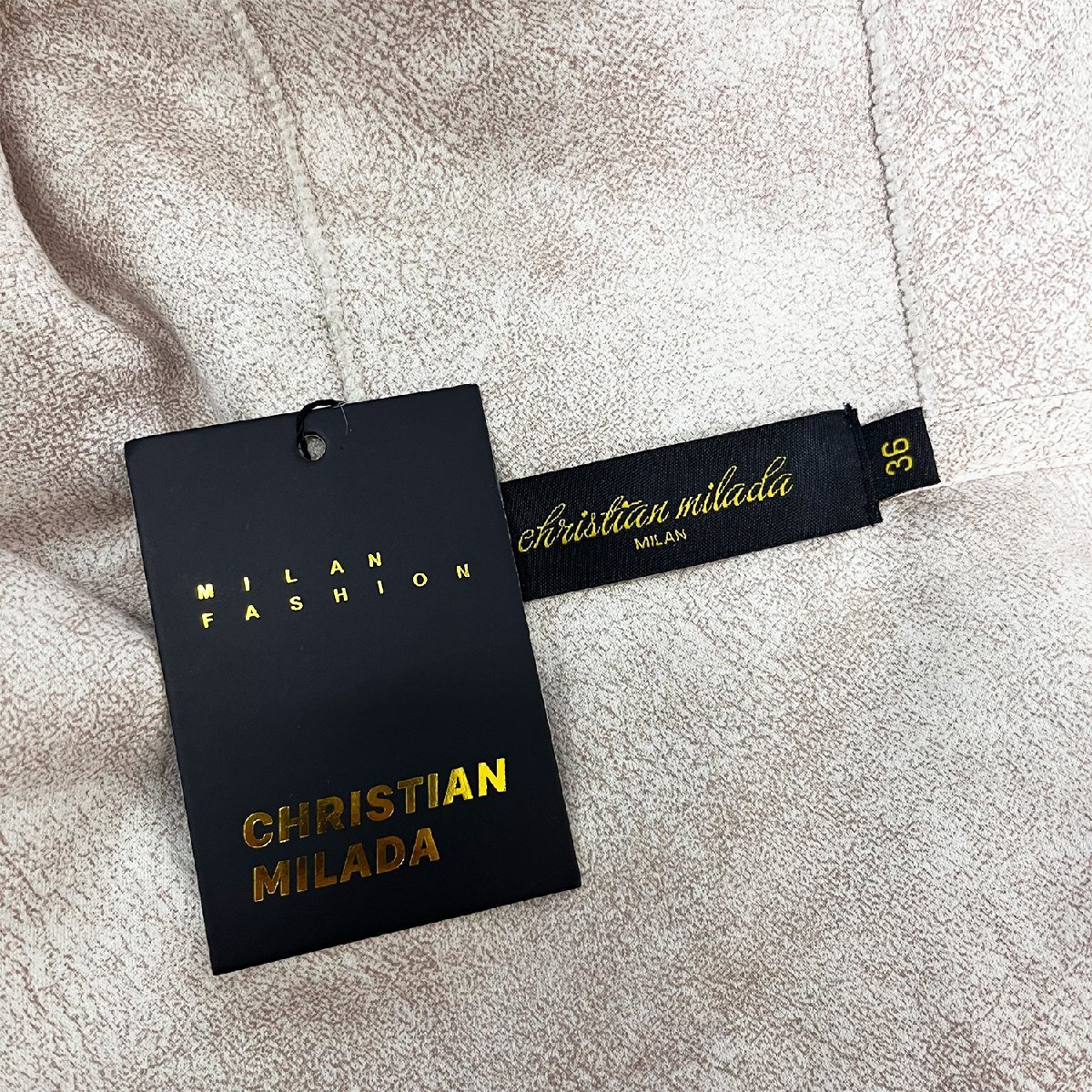 定価10万☆christian milada・ミラノ発・豪華ミンク/カシミヤ混・毛皮