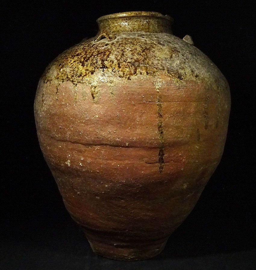 Yahoo!オークション の落札相場 - 「四耳壺」日本の陶磁 (陶芸) | 古 検索 玉だれ 釉だれ 作家もの 四耳 六古窯 壷 いにしえの壺 灰釉四耳壺