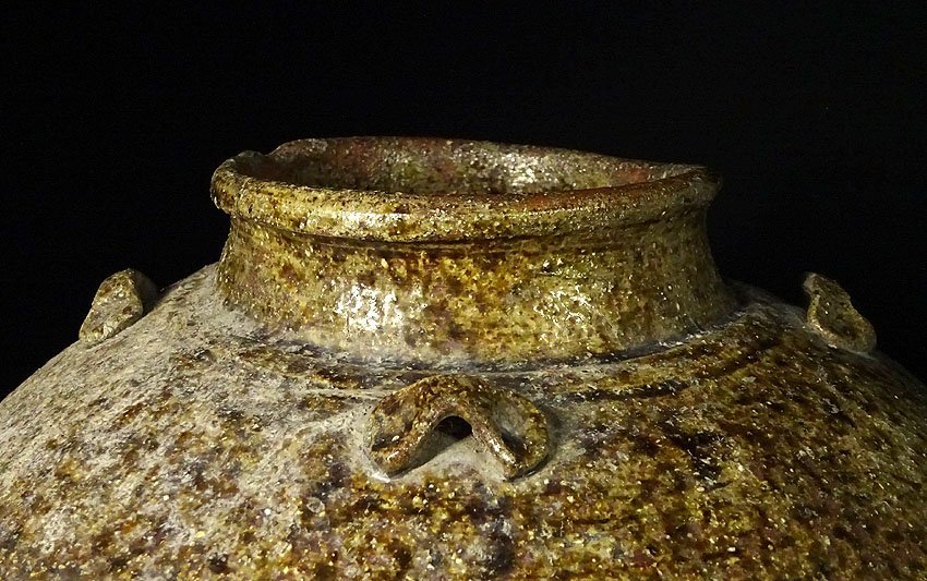 Yahoo!オークション の落札相場 - 「四耳壺」日本の陶磁 (陶芸) | 古 検索 玉だれ 釉だれ 作家もの 四耳 六古窯 壷 いにしえの壺 灰釉四耳壺
