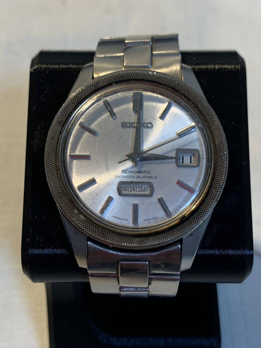 SEIKO セイコー SEIKOMATIC 6206-8090 自動巻き デイデイト 26石 動作