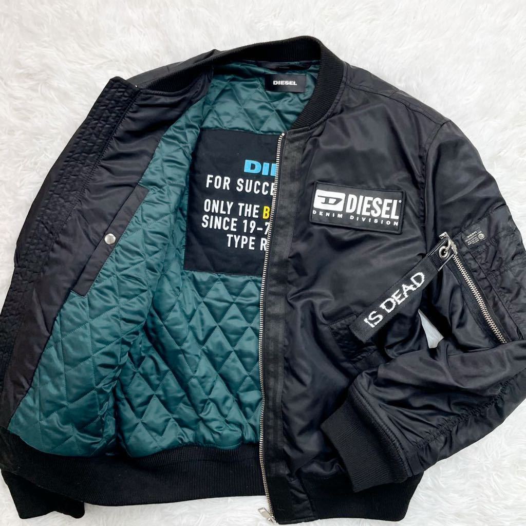 未使用級!!!】Lサイズ DIESEL ディーゼル MA-1 DIESEL IS DEAD Bomber