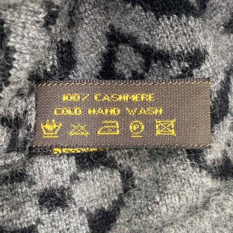 LouisVuitton ルイヴィトン ボネ スキーモノグラム グレー ブラック