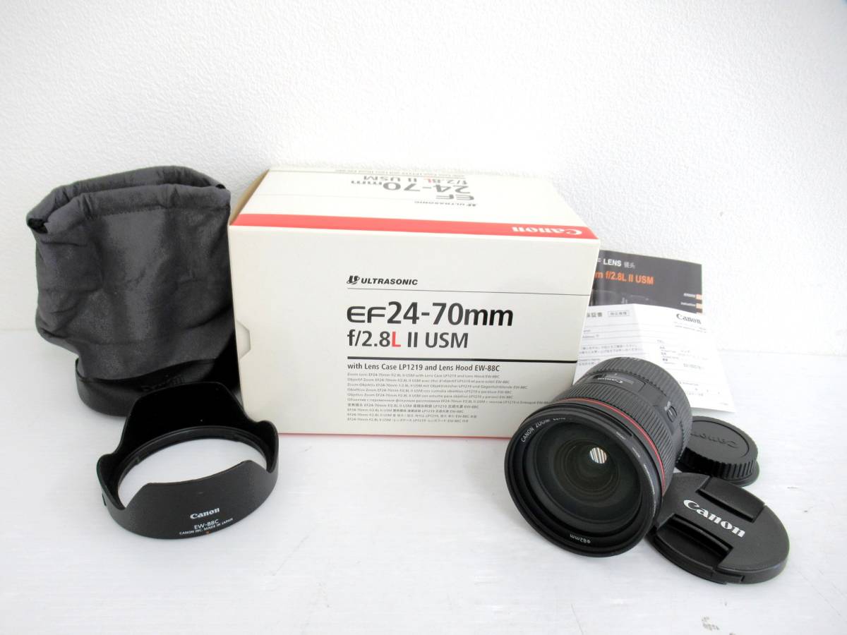 Canon EF 24-70mm Lens USM Zoom Standard f⁄2.8L II : for com - |