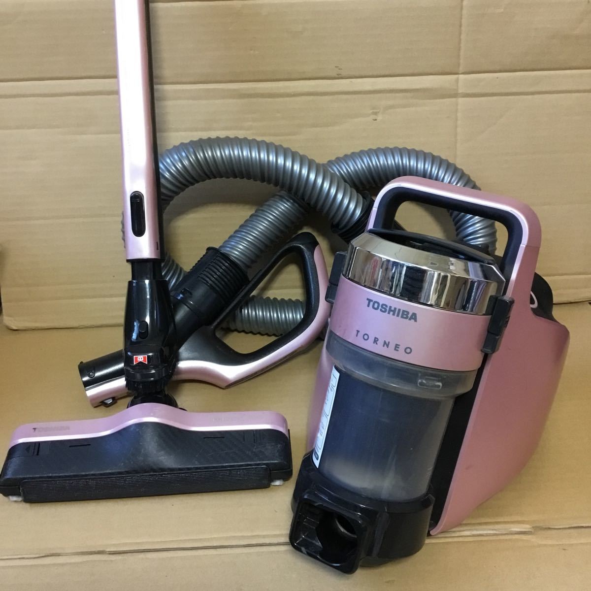 TOSHIBA 東芝クリーナー VCーJS6000（P） サイクロン掃除機 中古品