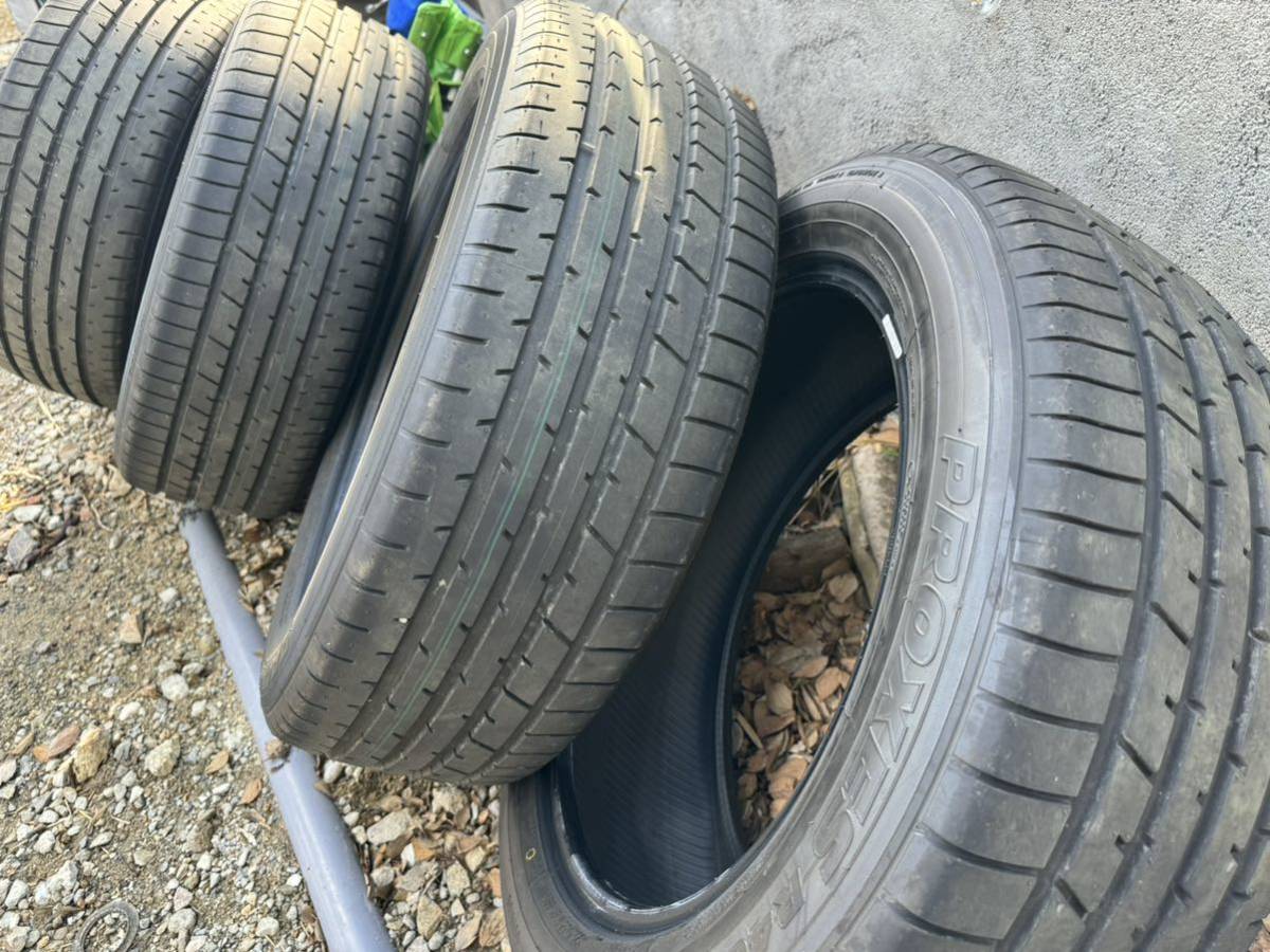 新車外し　225/55R19 TOYOプロクセスR46 4本セット タイヤ、ホイール 新車外しTOYO PROXES R46 225⁄55R19 4本