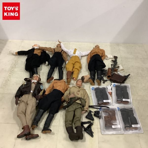 ミリタリーフィギュア　1/6 U.S. パイロット　ジャンク品　1 超激得，爆買い 1円〜 訳あり ジャンク ミリタリー フィギュア 外人