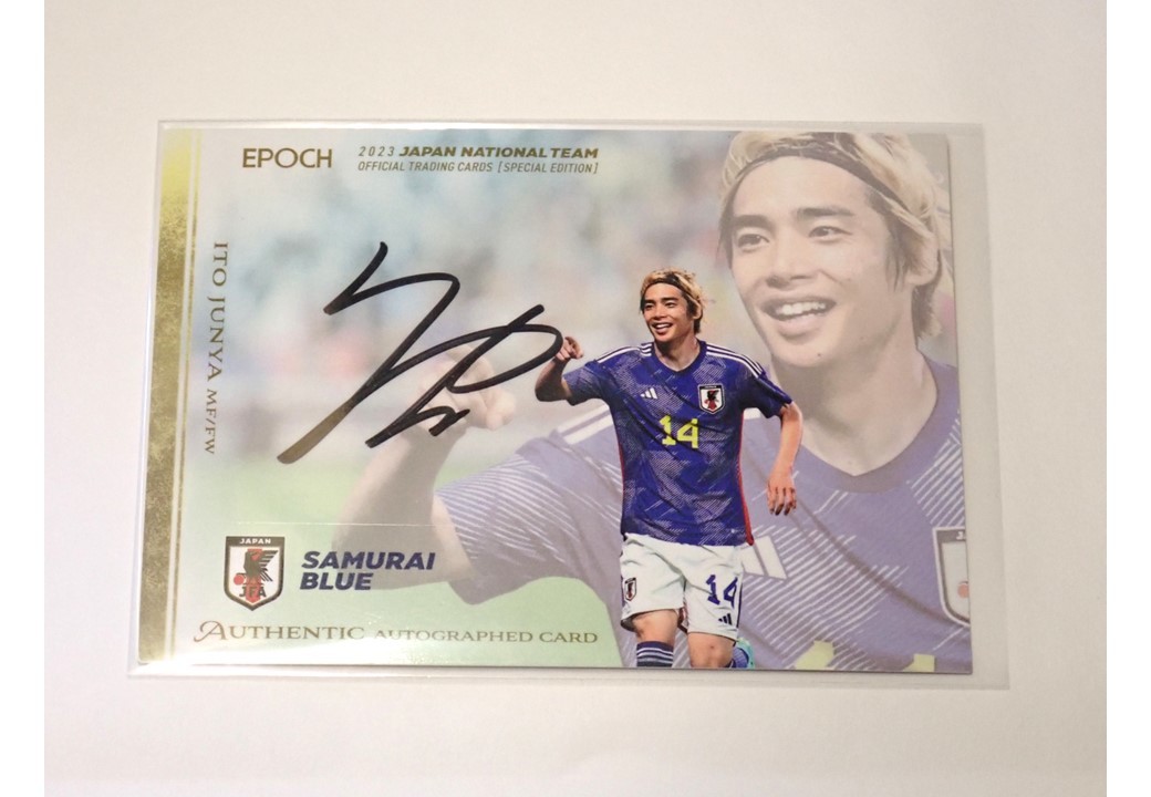 伊東純也】2023 EPOCH サッカー日本代表 スペシャルエディション 直筆