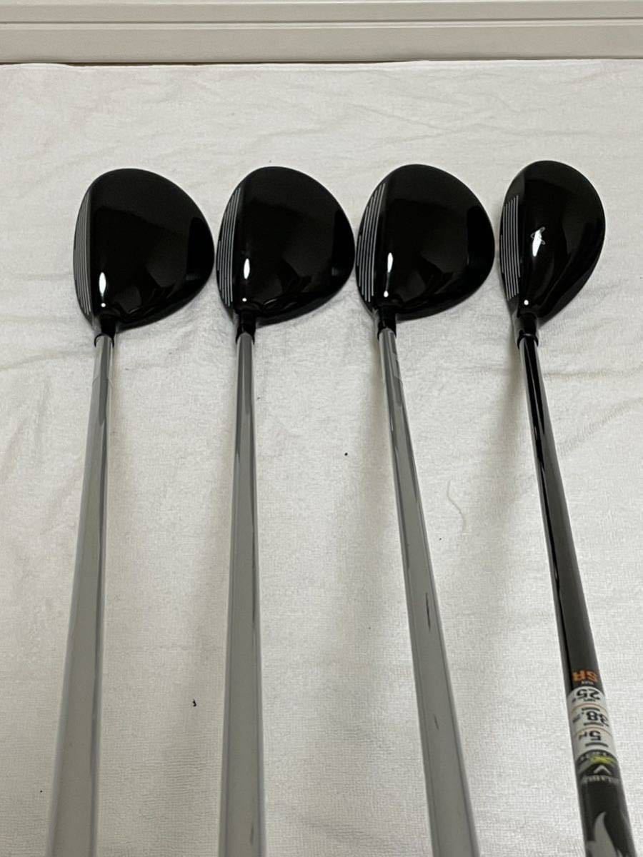 キャロウェイ X HOT FW 7・9・11番　UT 5番　4本セット　かなりの美品_2