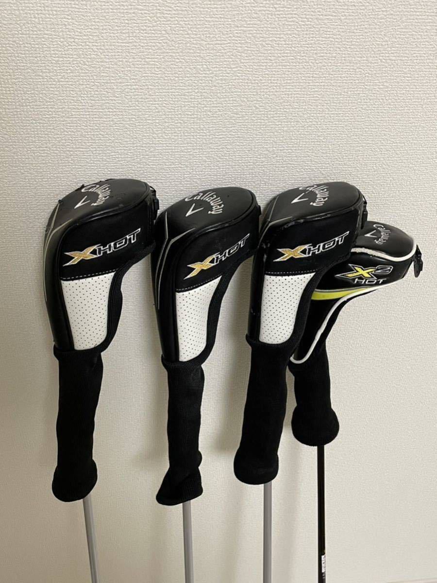 キャロウェイ X HOT FW 7・9・11番　UT 5番　4本セット　かなりの美品_5