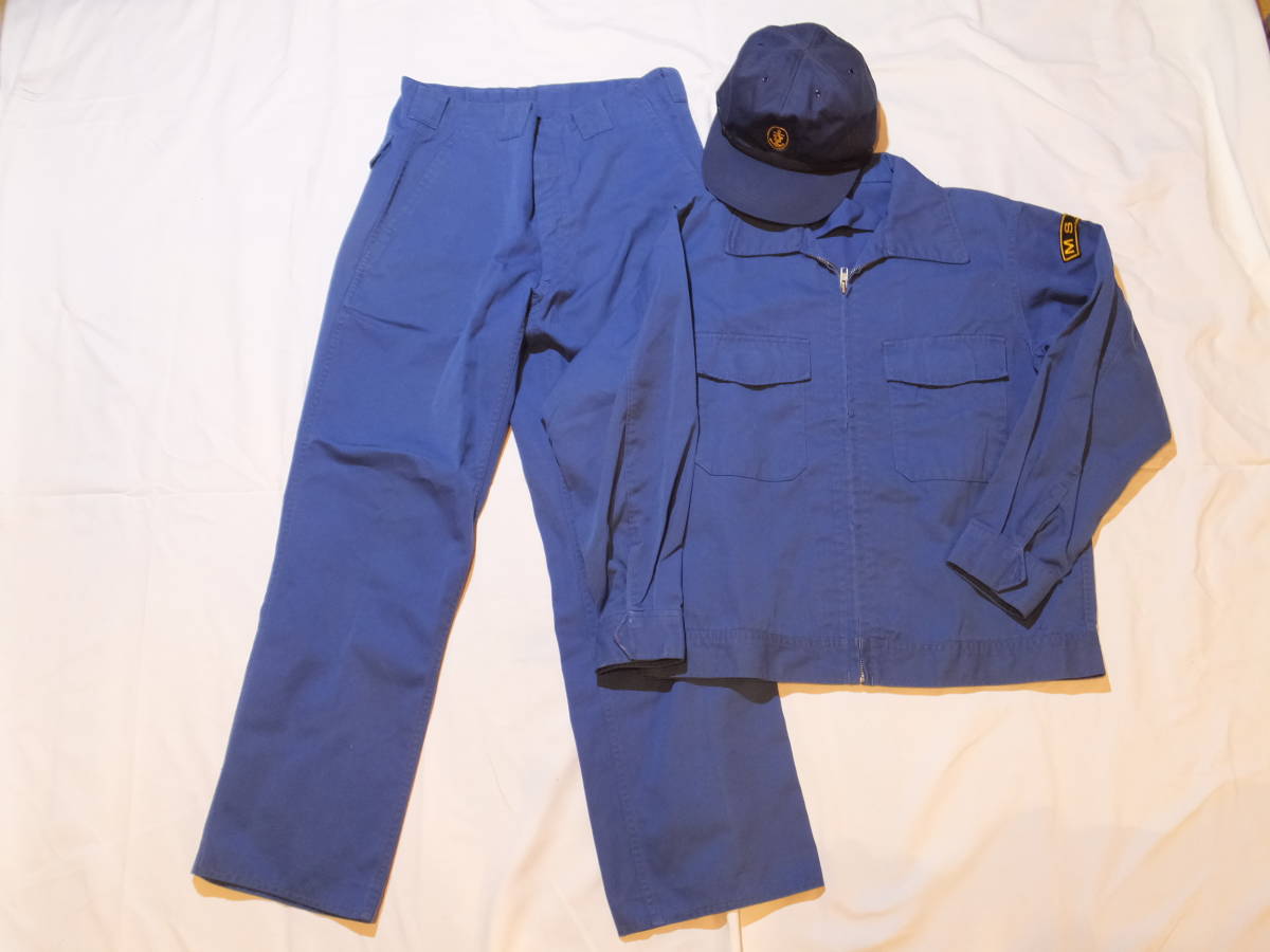 海上自衛隊 旧型 戦闘服,乙 3号 1993年度＆作業帽 3号 1998年度 作業服