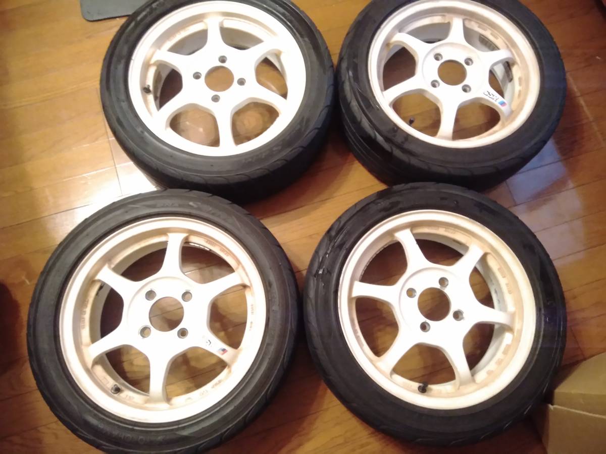 軽四サイズ・超軽量ホイール SSR TYPE-C 14インチタイヤ付き 5J-OFF45 