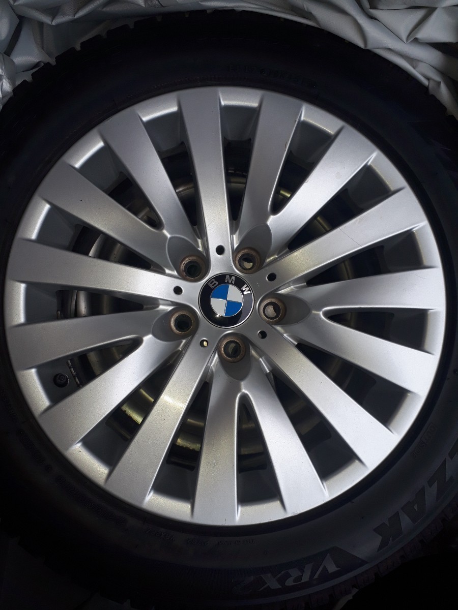 BMW純正ホイール18インチ　245/50R18ブリザックスタッドレス 4本中古品 F01 750i 740i送料着払い_2