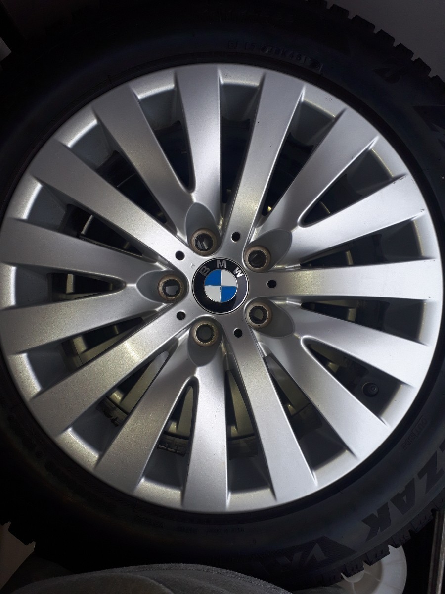 BMW純正ホイール18インチ　245/50R18ブリザックスタッドレス 4本中古品 F01 750i 740i送料着払い_4