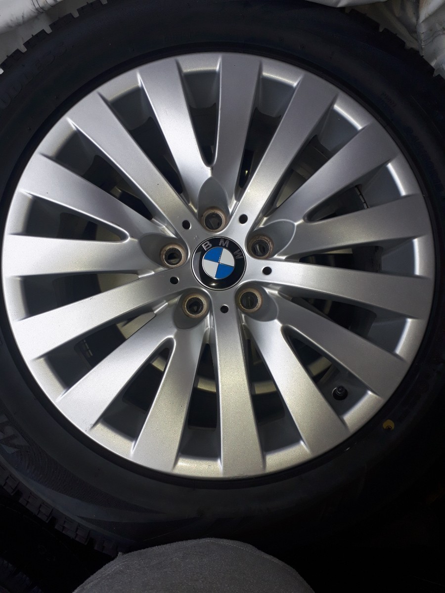 BMW純正ホイール18インチ　245/50R18ブリザックスタッドレス 4本中古品 F01 750i 740i送料着払い_6
