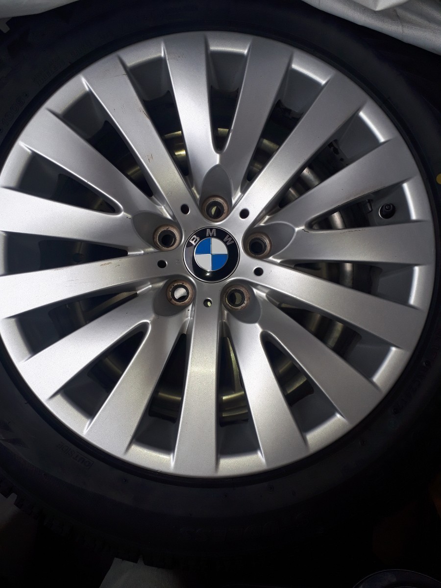 BMW純正ホイール18インチ　245/50R18ブリザックスタッドレス 4本中古品 F01 750i 740i送料着払い_8