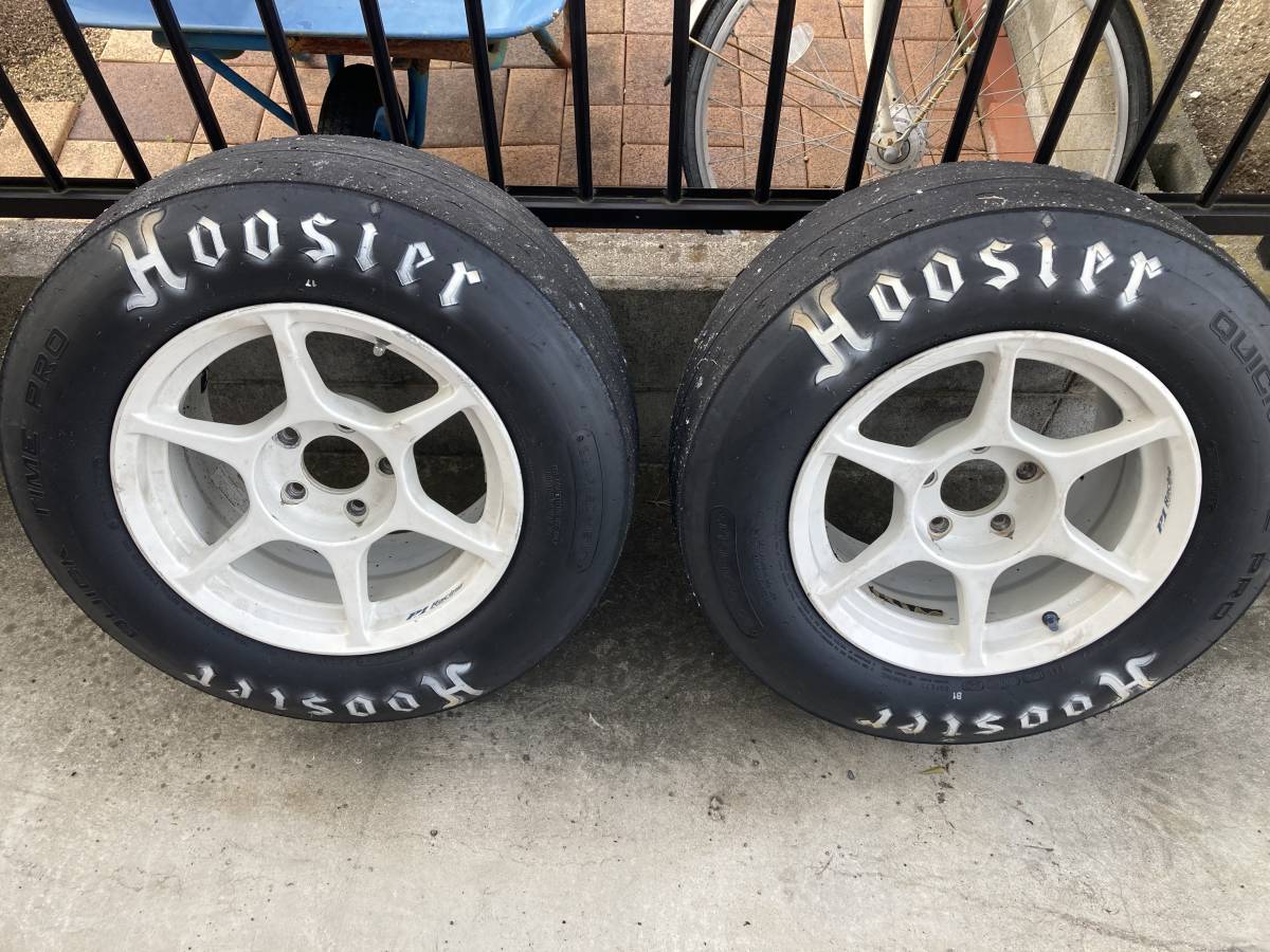 P-1 Racing 15インチ 8J ＋32 PCD114.3 5穴 2本セット（ホイール 