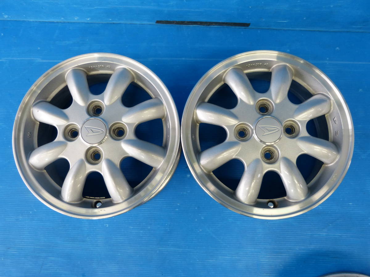 ★希少★ダイハツ純正USA 13×4.5j in45 4/100 アルミホイール★_4