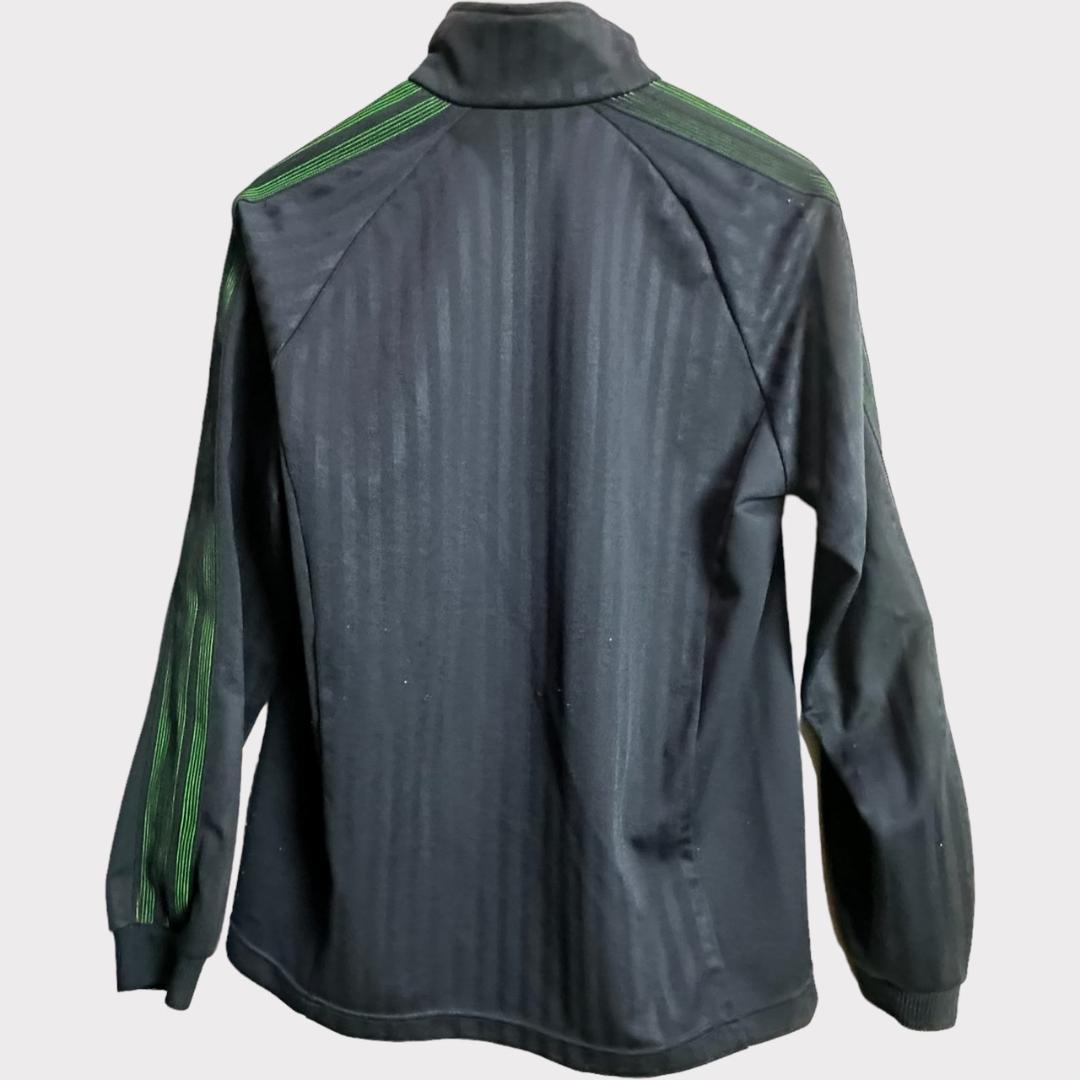 adidasアディダス　トラックジャケット　ジャージ　ネイビー刺繍ロゴ【M】_4