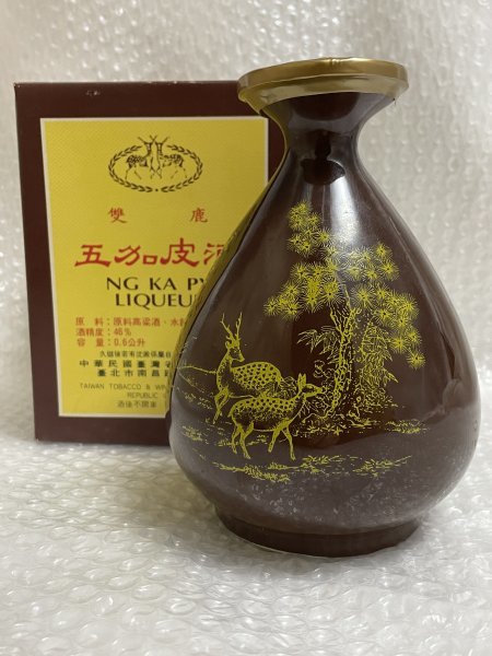 未開栓 】 中華民国台湾省酒公売局 双鹿五加皮酒 GY KA PY LIQUEUR 46