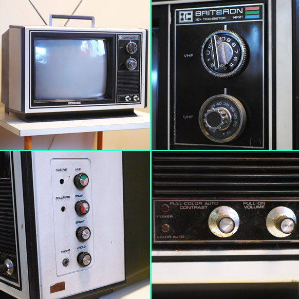 昭和レトロ 東芝/TOSHIBA テレビ 懐かしい TV BRITERON☆A(テレビ