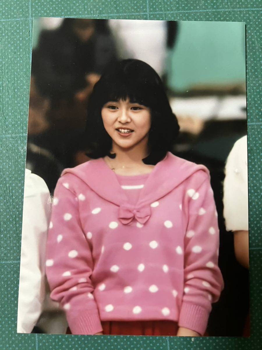 レア】小泉今日子 写真 ピンク デビュー当時 80年代アイドル 昭和