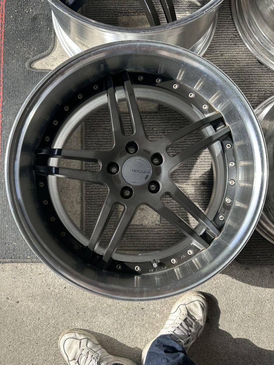 work グノーシス　ＧＳ２　9.5J +22 10.5J +29 深リム　pcd114.3 シーマ　プレジ_4