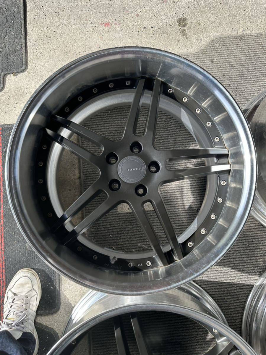 work グノーシス　ＧＳ２　9.5J +22 10.5J +29 深リム　pcd114.3 シーマ　プレジ_5