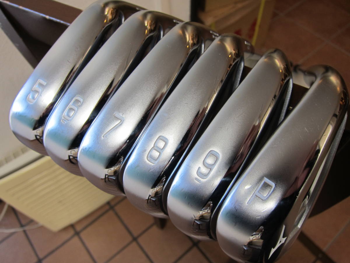 メーカー特注カスタムクラブ　ミズノ　JPX 923 FORGED アイアン スチールファイバーシャフト　5～Pw　6本_1