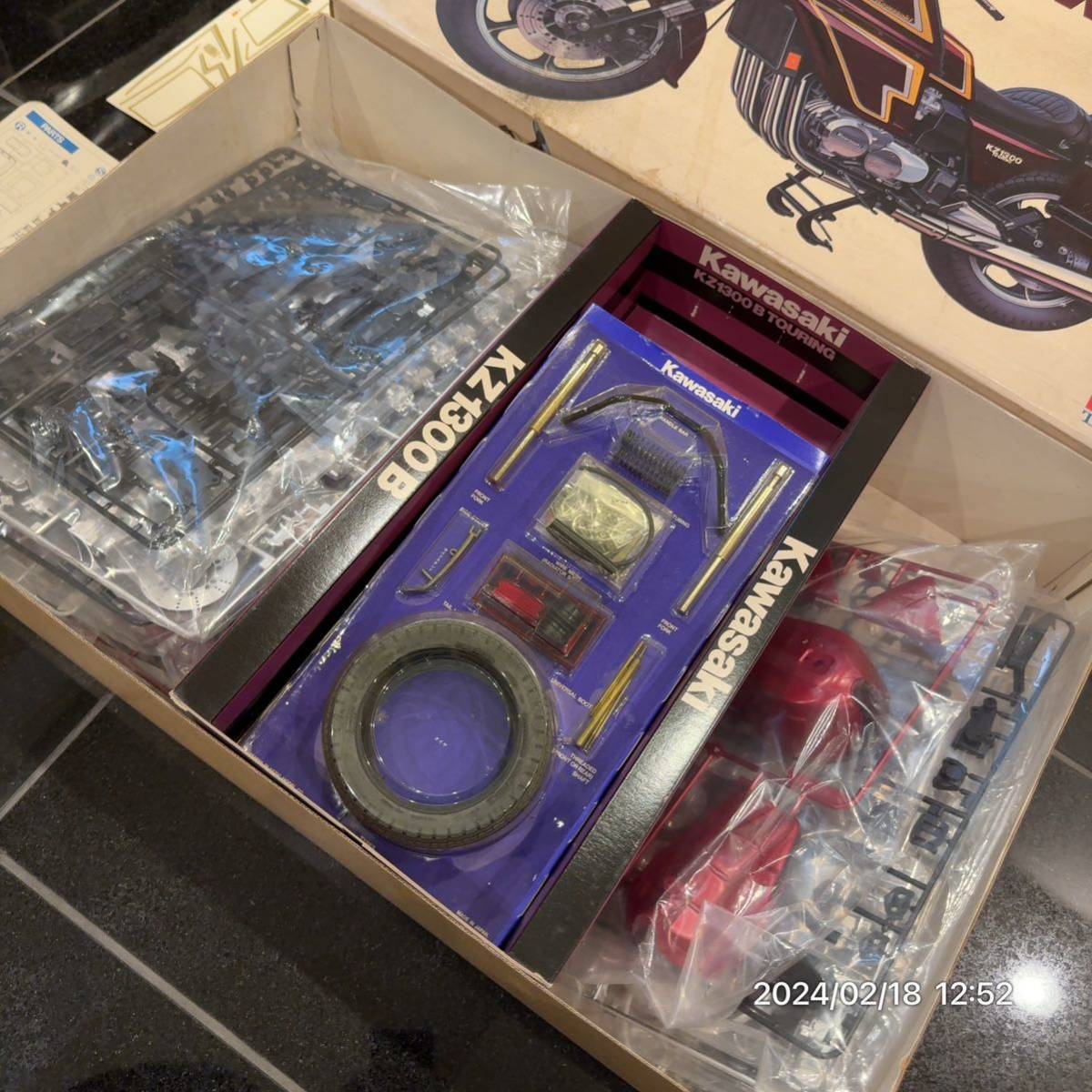 1000円〜　5 未組立　TAMIYA タミヤ 1/6 Kawasaki カワサキ　KZ1300B ツーリング　プラモデル バイク オートバイシリーズ _3